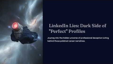 LinkedIn Lies: Dark Side of Perfect Profiles