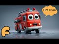 ABC Vehicles Song 🚗 | A to Z Transport for Kids | Learn Vehicles & Sounds