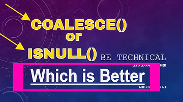 [Hindi/Urdu] Part # 16 || Coalesce function