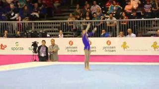 Anastasia SIDOROVA RUS, Floor Senior Qualification, European Gymnastics Championships 2012