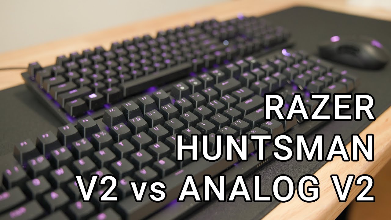 Razer Huntsman V2 vs Analog V2 