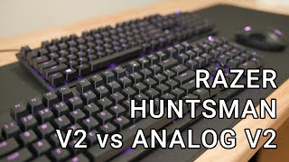 Razer Huntsman V2 vs Analog V2