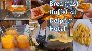 Breakfast Buffet at Delphin Palace Hotel, Turkey, Antalya .Ep-6