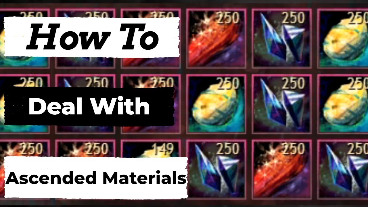 How To Make Profit And Deal With Gw2 Bloodstone Dust And Other Ascended Materials Youtube
