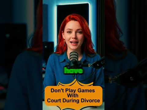 Never Play Games With the Court During Divorce ⚖️ #DivorceTips #FamilyLaw
