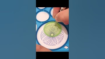One of the most beautiful patterns ~ Spirograph ruler, Ideal pattern. #Spirograph #shorts #2024