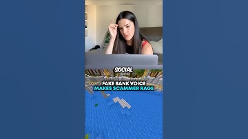 Fake Bank Voice Makes SCAMMER Rage 😂