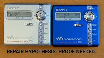MZ-N707 Repair Hypothesis. Proof needed.