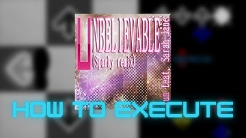 【DDR X3】UNBELIEVABLE (Sparky remix) bSP Lvl. 4 - How to execute