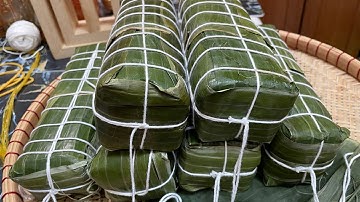 Gói bánh tét chuối Xuân Nhâm Dần — 2022