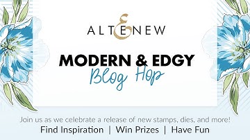 Quick & Easy 3d Embossing Folder Technique | Altenew Modern & Edgy Release
