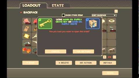 Unboxing my first TF2 crate