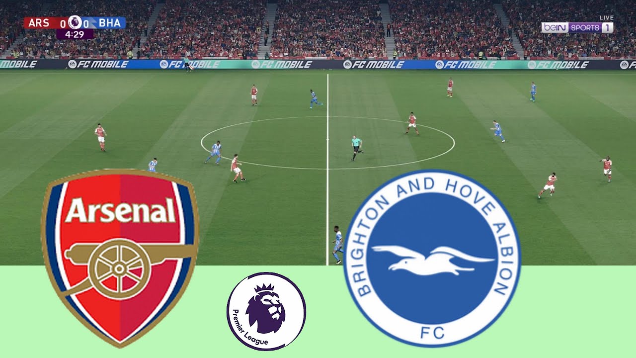 Arsenal vs Brighton 🔴 Live | Premier League | PES 2021