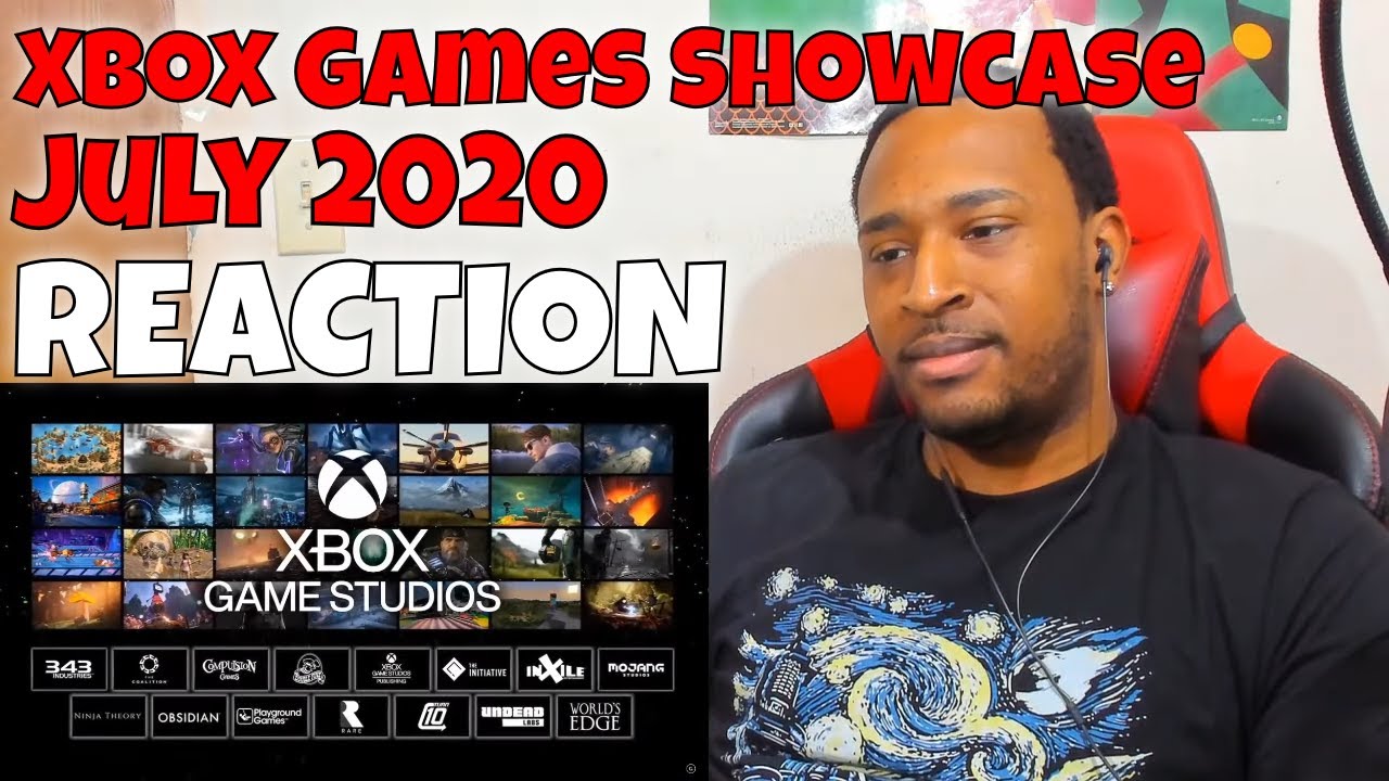 FULL Xbox Games Showcase July 2020 REACTION DaVinci REACTS YouTube