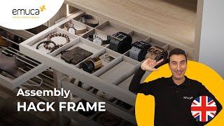 How to assemble the Hack Frame for wardrobe accessories?