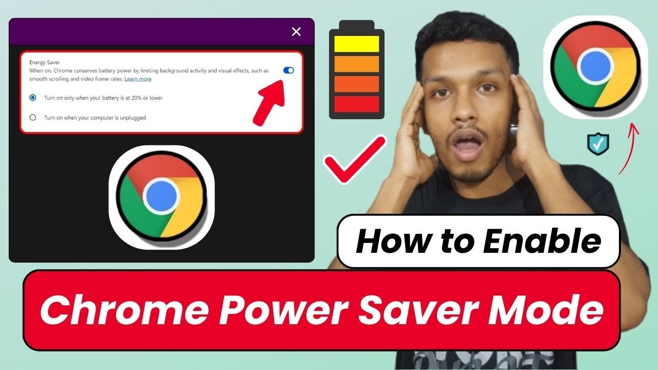 How to enable chrome power save mode | google chrome battery saver mode | chrome best settings