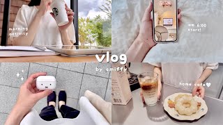 6am productive morning to night routine🌥｜having fun alone, morning cafe, housework