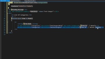 Consume Web API in ASP.Net Core MVC: Categories View 33/40