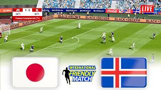 🔴JAPAN vs ICELAND LIVE TODAY PREPARATION FIFA WORLD CUP 2026 FRIENDLY MATCH ⚽ Football Gameplay HD