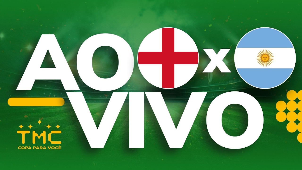 🔴 AO VIVO: INGLATERRA x ARGENTINA | SEMIFINAL | COPA DO MUNDO FIFA 2026