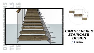 Beginner in Cantilevered Staircase Design | ArchiCAD 25 tutorial