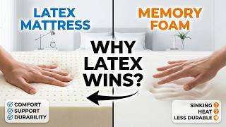 Latex vs Memory Foam Mattress – Why Latex Outperforms Memory Foam in Comfort, Support & Durability