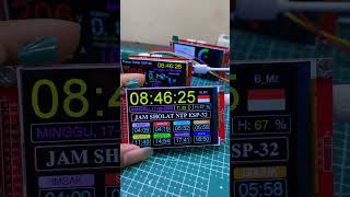 Jam Sholat NTP LCD TFT 3.5 Inch menggunakan ESP-32