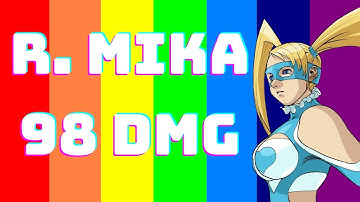 Street Fighter Alpha 3: R. Mika 98 Damage V-Ism Combo