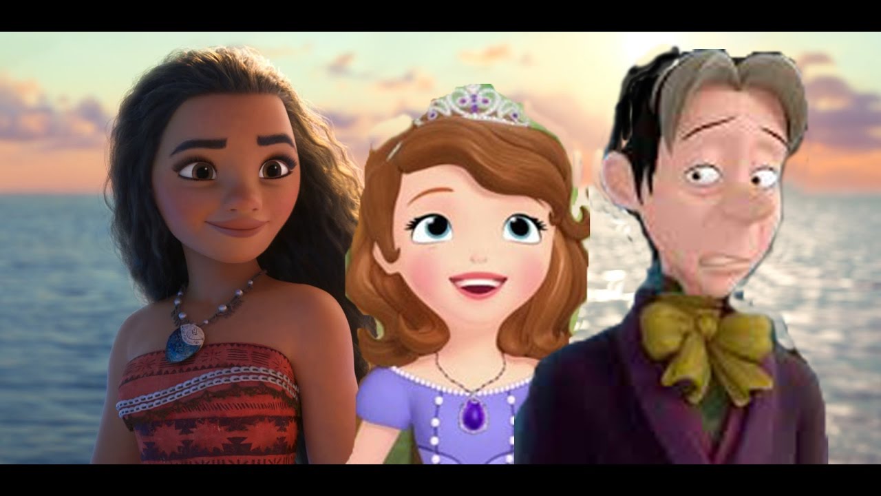 Moana2016 And Sofia The First Cedfia Fan Trailer Disney YouTube