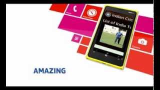 Indian Cricket Team Windows Phone App screenshot 2