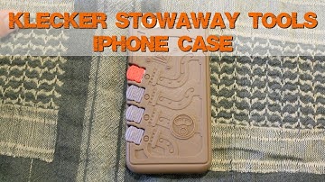 Klecker Stowaway Tools iPhone Case