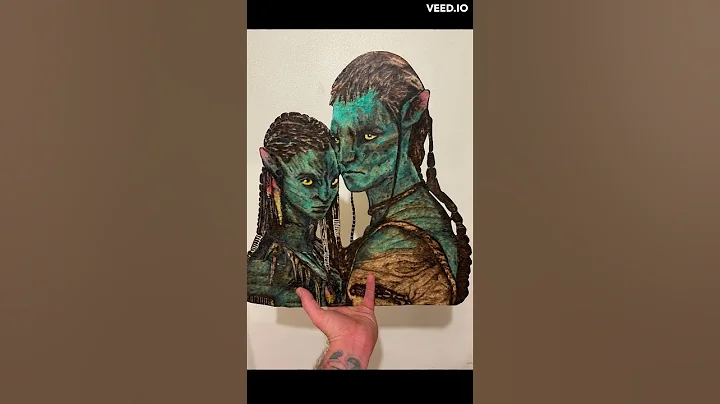 Avatar Woodburn and Color Pencil Art