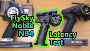 FlySky Noble NB4 Latency Test VS Radiolink VS Futaba