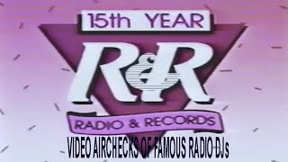 The Best of R&R's first 15 Years.  Video airchecks of Greatest Radio DJ's.  Multiple timestamps!