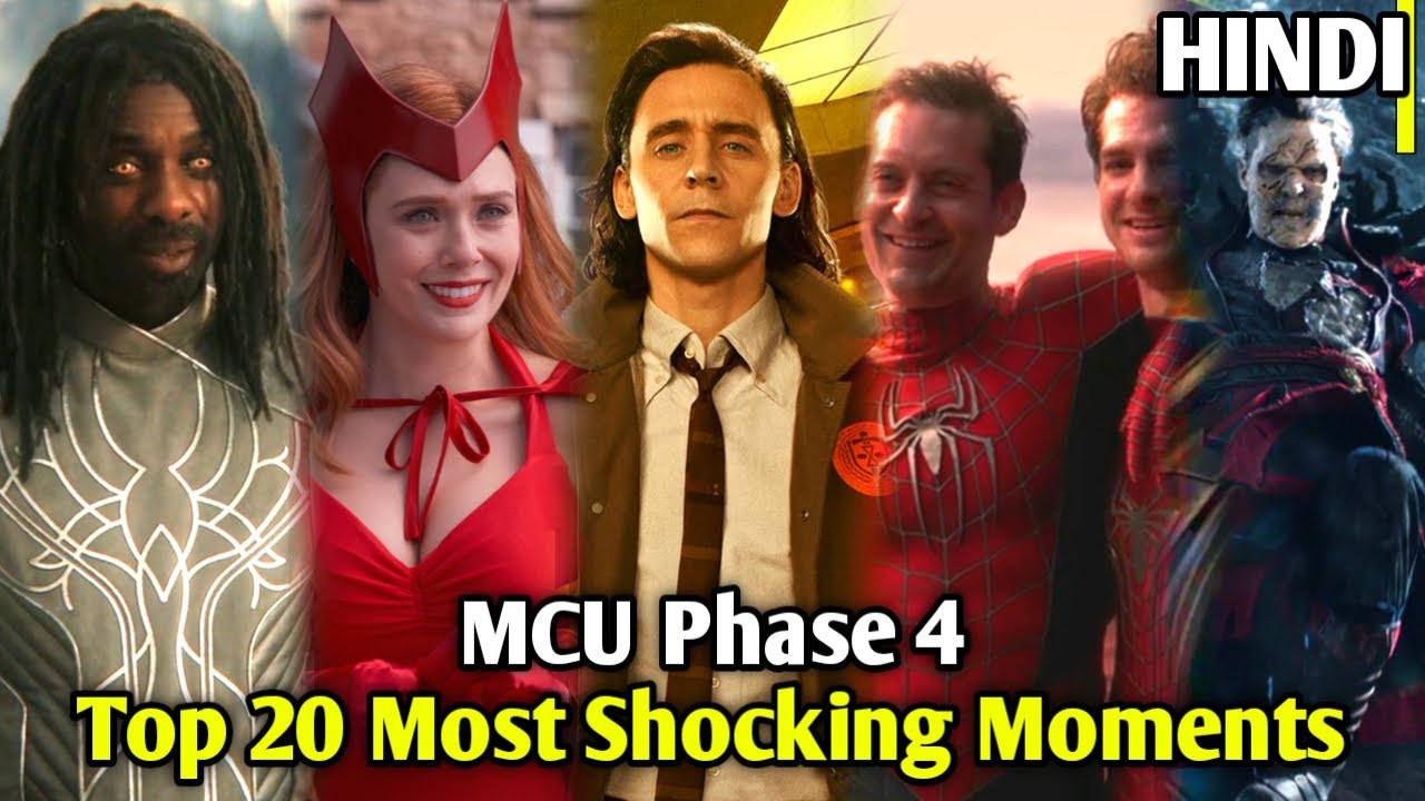 Top 20 Most Shocking Moments in MCU Phase 4 [Explained In Hindi]