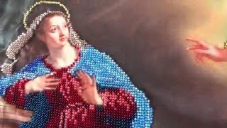 Вышивка бисером: Благовещение по набору Творчість та краса Вышивка бисером: Благовещение по набору Творчість та краса