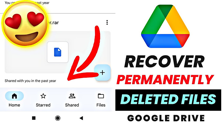 How do i recover permanently deleted files from google drive after 30 days