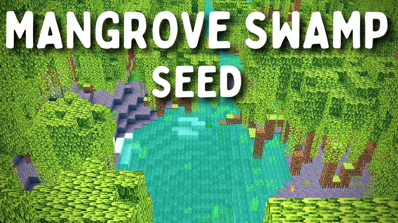 Minecraft seed: Mangrove swamp, jungle and mutated savanna close