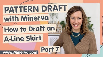 Hoe maak je een patroontekening | Rokken | Een A-lijn rok tekenen | Afl. 7
