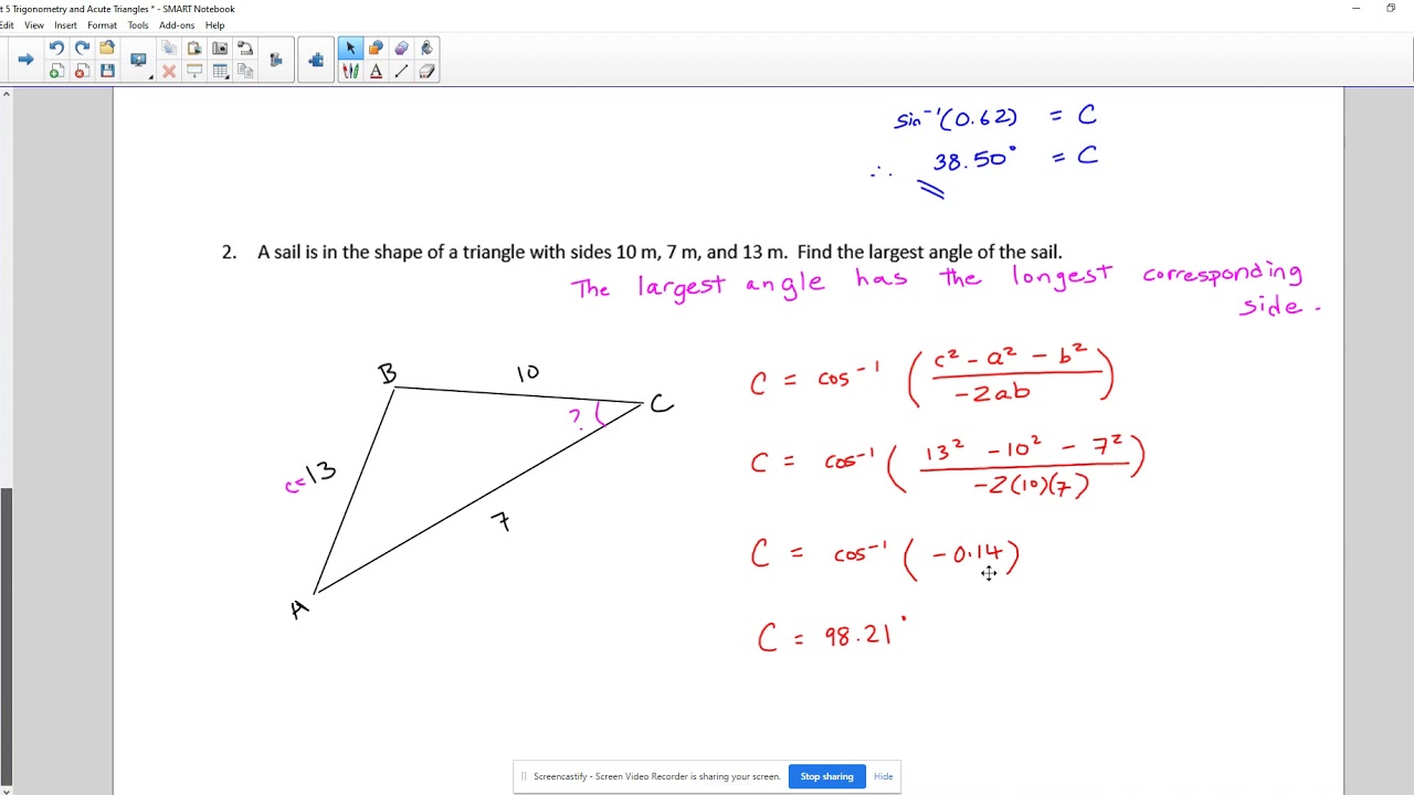 13.4 problem solving with trigonometry answer key pdf