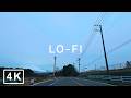 Mt. Fuji Countryside Drive Lo-fi | Calm Road, Foggy Sky & Chill Beats (4K)