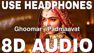 Ghoomar (8D Audio) || Padmaavat || Shreya Ghoshal || Swaroop Khan || Deepika Padukone, Shahid Kapoor