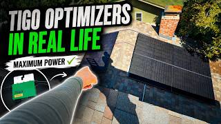 Tigo optimizers in real-life conditions. Installed with EG4 GridBoss / FlexBoss solar system.
