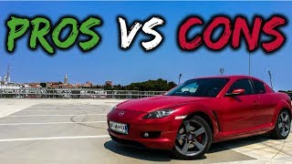 Mazda RX8 Pros \& Cons