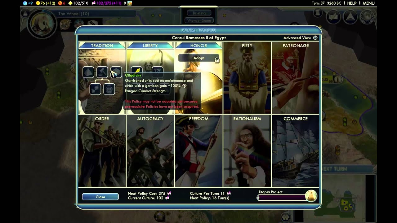 Цивилизация 5 проект утопия