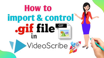 HOW TO IMPORT & CONTROL ANIMATED .gif FILE IN SPARKOL  VIDEOSCRIBE SOFTWERE | D TECH PRO