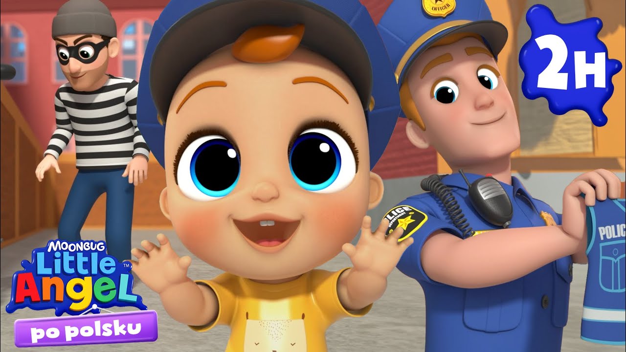 Policjant pilnuje tu porządku | Little Angel 👼🏻 Bajki i piosenki dla dzieci po polsku
