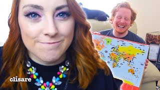 COUPLE'S WORLD MAP CHALLENGE COUPLE'S WORLD MAP CHALLENGE
