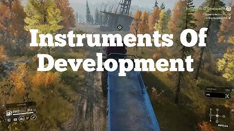 Instruments Of Development Contract | Michigan Snowrunner