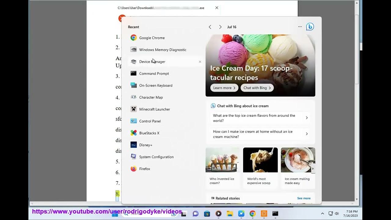 Fix Invalid access to memory location in Windows YouTube